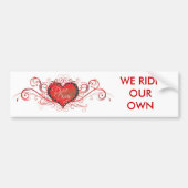 DD-ColorLogo, WE RIDEOUR EIGEN Bumpersticker (Voorkant)