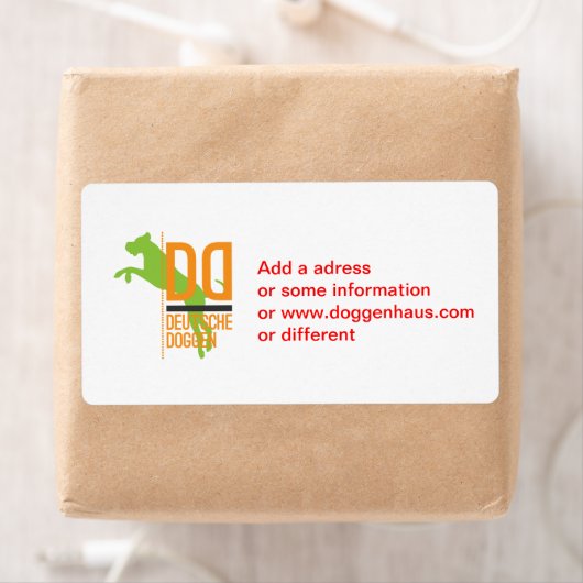 DD Deutsche Doggen Etiket (Insitu)