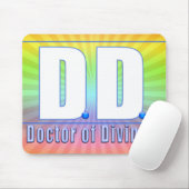 DD Doctor in de godheid Acronym LOGO Muismat (Met muis)