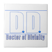 DD Doctor in de godheid Acronym LOGO Tegeltje (Voorkant)