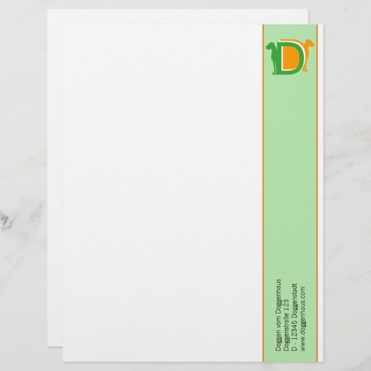 DD Letterhead Briefhoofd (Voorkant / Achterkant)