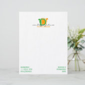 DD-reeks Gepersonaliseerd Briefhoofd (Staand voorkant)