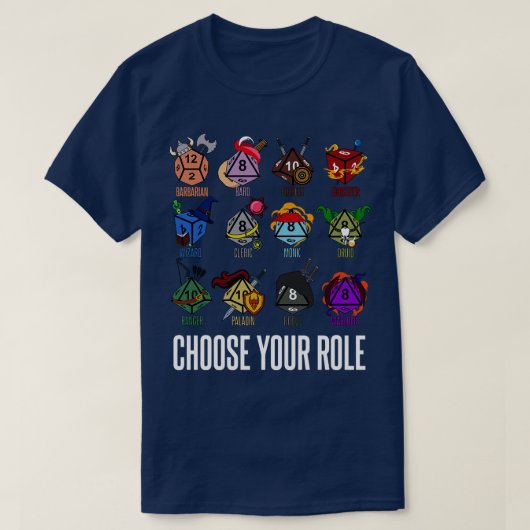 DD-tekenklasse hit dobbelstenen T-shirt (Design voorkant)