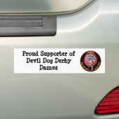 DDDD INGEVOLGE, Proud Support of Devil Dog Der... Bumpersticker (Op auto)