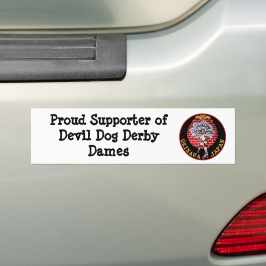DDDD INGEVOLGE, Proud Support of Devil Dog Der... Bumpersticker (Op auto)