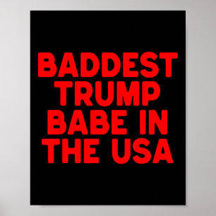 Ddest Trump in de USA-kleding  Poster