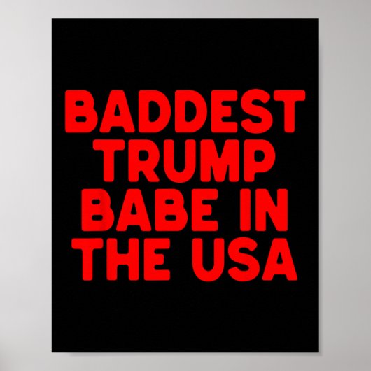 Ddest Trump in de USA-kleding  Poster (Voorkant)