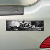 DDG-52 Barry Bumpersticker (Op auto)