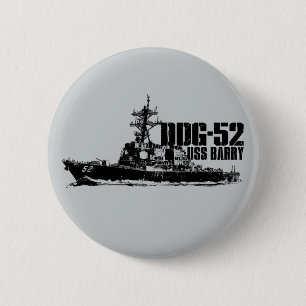 DDG-52 Barry Ronde Button