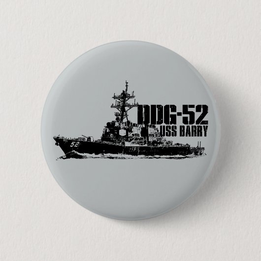 DDG-52 Barry Ronde Button (Voorkant)