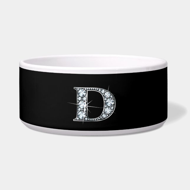 D'Diamond Bling' Pet Bowl Voerbakje (Voorkant)