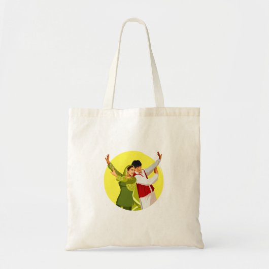 DDLJ Bollywood Tote Bag (Voorkant)