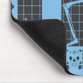 DDLM Computadora Papel Picado Ornament Mousepad Muismat (Hoek)