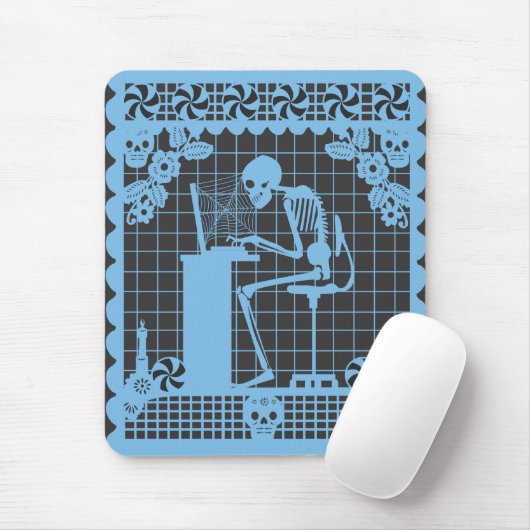 DDLM Computadora Papel Picado Ornament Mousepad Muismat (Met muis)
