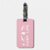 DDMF Life-Bagagelabel Bagagelabel (Achterkant verticaal)