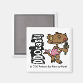 DDOcast Snippiz Mascot Magneet (Voorkant / Achterkant)