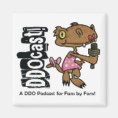 DDOcast Snippiz Mascot Magneet (Voorkant)
