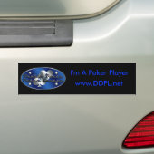 DDPL: Ik ben een poker Player Bumpersticker (Op auto)