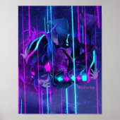 DDR Anime Meisje Poster (Voorkant)