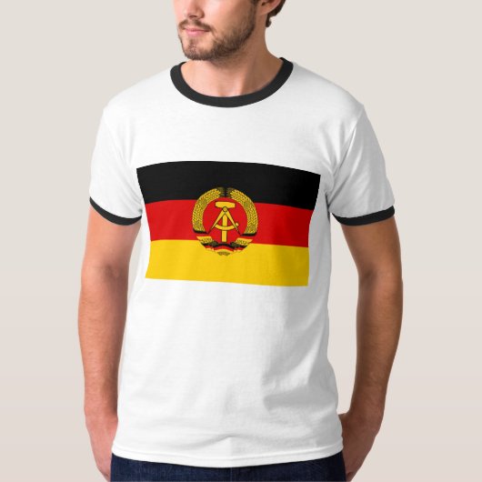DDR Duitse vlag T-shirt (Voorkant)