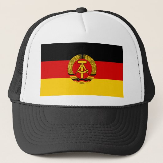DDR Duitse vlag Trucker Pet (Voorkant)