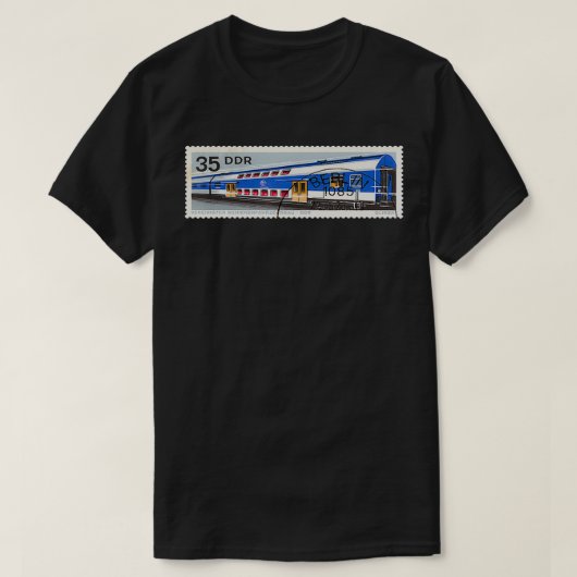 DDR East Germany Berlin Train Postmark SOVI8 Propa T-shirt (Design voorkant)