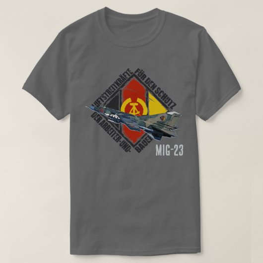 DDR MIG 23 T-SHIRT (Design voorkant)