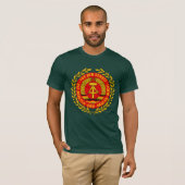 DDR NVA Emblem Duitse communist Oost-Duitsland T-shirt (Voorkant volledig)
