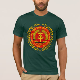 DDR NVA Emblem Duitse communist Oost-Duitsland T-shirt