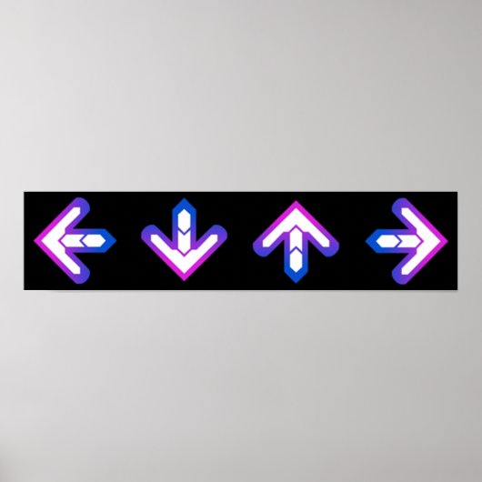 DDR-pijlen Poster (Voorkant)