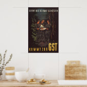 DDR Propaganda Poster Sluit je aan bij de Grenswac (Keuken)