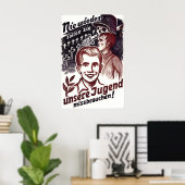 DDR-propagandaposter Nooit zullen ze onze misbruik Poster (Thuiskantoor)