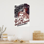 DDR-propagandaposter Nooit zullen ze onze misbruik Poster (Keuken)