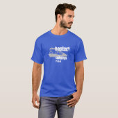 DDR Reichsbahn Werbedesign T-shirt (Voorkant volledig)