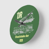 DDR Reichsbahndesign Ronde Klok (Hoek)