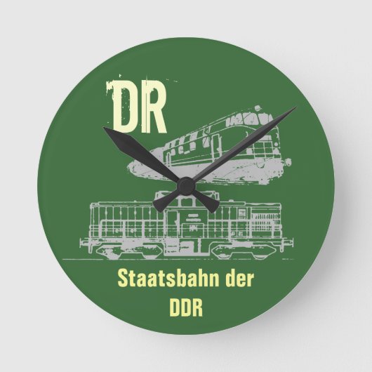 DDR Reichsbahndesign Ronde Klok (Voorkant)