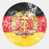 DDR RONDE STICKER (Voorkant)