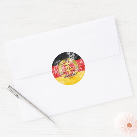 DDR RONDE STICKER (Envelop)