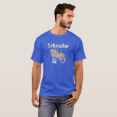 DDR Schwalbe Werbedesign T-shirt (Voorkant volledig)