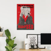 DDR SED Poster Het verenigen van de arbeidersbeweg (Thuiskantoor)