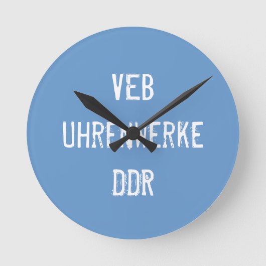 DDR Uhr Ronde Klok (Voorkant)