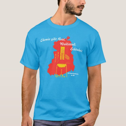 DDR Werbedesign VEB Chemiekombinate T-shirt (Voorkant)