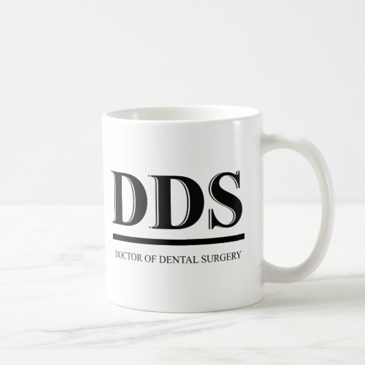 DDS - Doctor of Dental Surgery mok (Rechts)