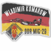 DDT MIG 29 STICKER (Voorkant)