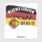 DDT MIG 29 STICKER (Vel)