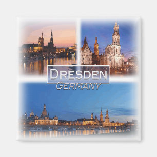 DE0108 Europa, Duitsland, Saksen, Dresden, Koelkas Magneet