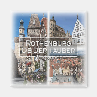 DE0110 Europe, Rothenburg ob der Tauber, koelkast Magneet
