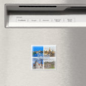 DE0127 Europa, Duitsland, Saksen, Dresden, Koelkas Magneet (Insitu (Vaatwasser))