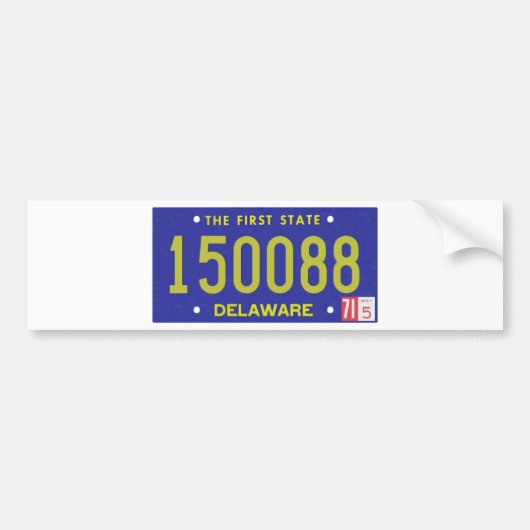 DE71 BUMPERSTICKER (Voorkant)