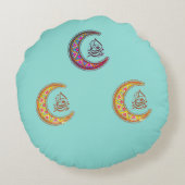 de ع د ب ا ي م ر ك rond kussen (Achterkant)